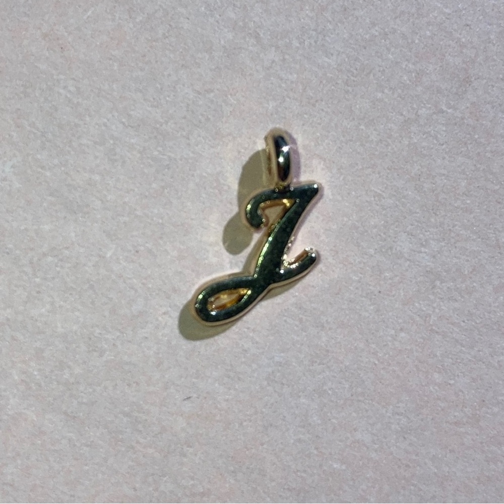 “J” Charm jewelry making Necklace bracelet ring baubles keychain ID tag lanyard